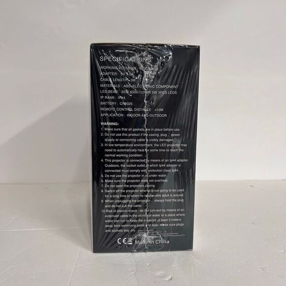 Dancing Snowflake Projector Light  NIB - Picture 3 of 3